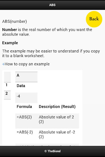 【免費生產應用App】Excel Function-APP點子