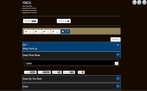 Set List Master Screenshots 0