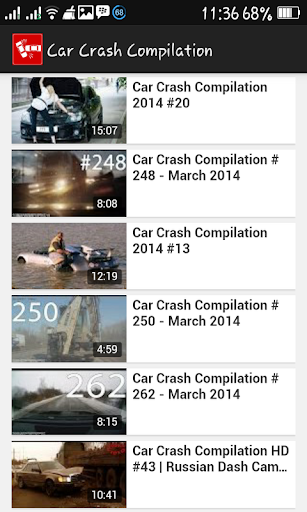 【免費媒體與影片App】Car Crash Compilation-APP點子