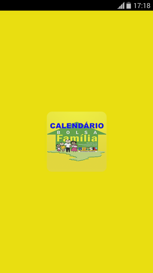 Android application Calendário do Bolsa Família screenshort