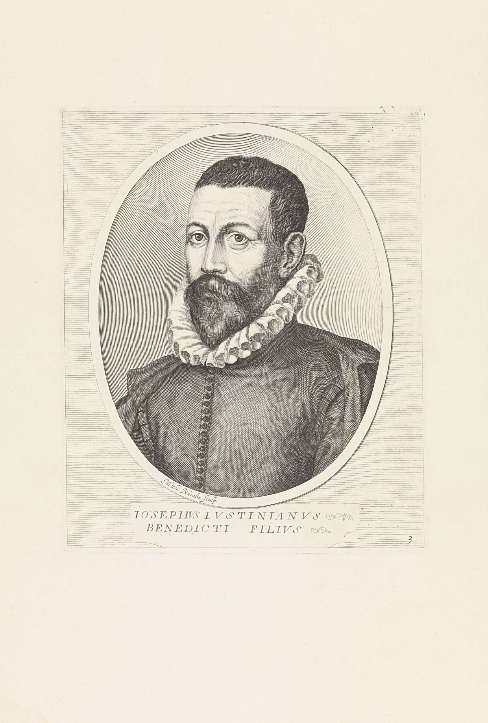 Portret van Giuseppe Giustiniani