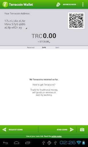 Terracoin Wallet