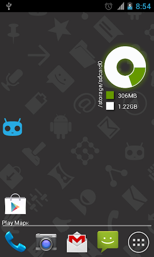 SD Card Drive Storage Widget