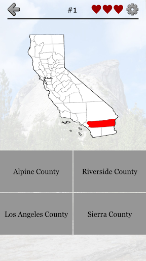 【免費益智App】California Counties - Quiz-APP點子