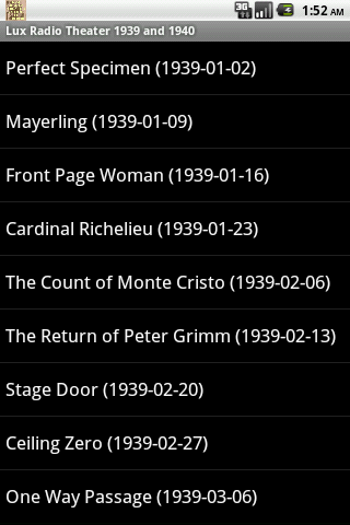 【免費音樂App】Lux Radio Theater V.3 1939-40-APP點子