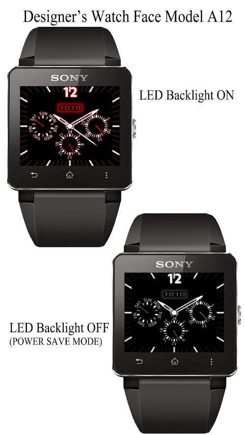 Android application A12 WatchFace for SmartWatch2 screenshort