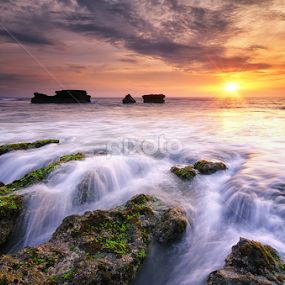 Red Reverie by Eggy Sayoga - Landscapes Sunsets & Sunrises