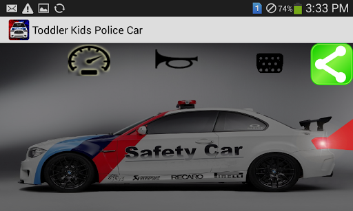 【免費模擬App】Toddler Kids Police Car Toy-APP點子