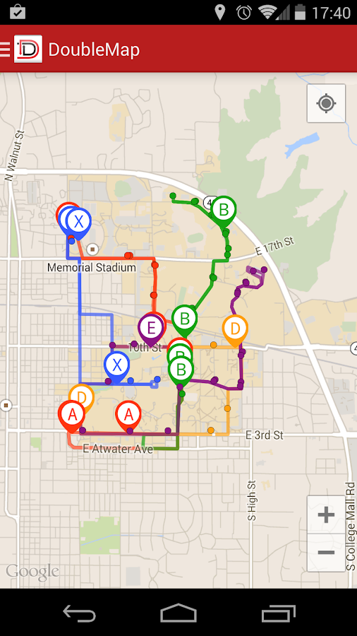 bus app unspoken basics rules system screenshot bloomington iu