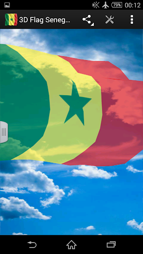 3D Flag Senegal LWP