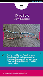 Pulseiras com Elásticos poster 1