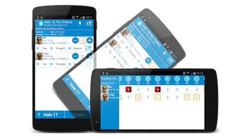 Android application DiscGolf Pro screenshort
