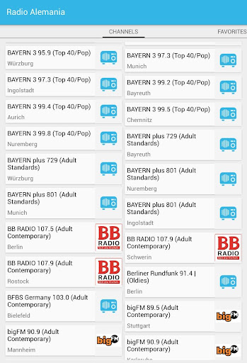 Radios de Alemania