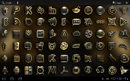 Next Launcher Theme G Empire Screenshots 2