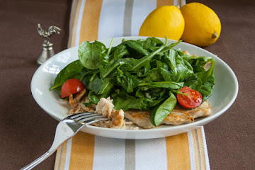Chicken Paillard with Lemon Salad