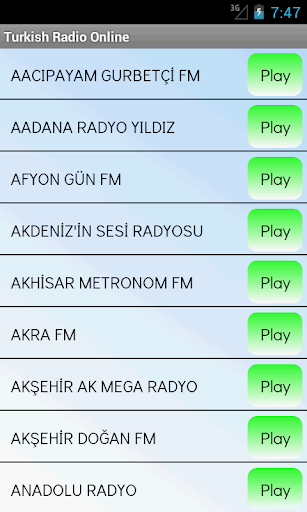 터키어 라디오 온라인