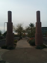Pillars at Cancer Park