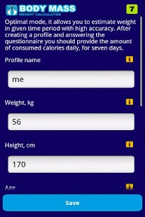 Free Body Mass Calculator APK