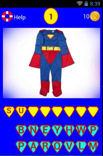 Super Heroes Costume Quiz