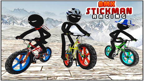 BMX Stickman Racing poster 3
