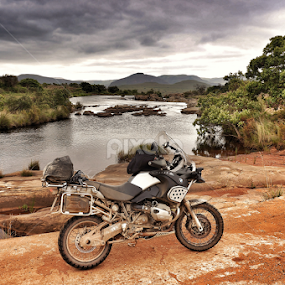 Duel Sports by Neil Brown - Transportation Motorcycles
