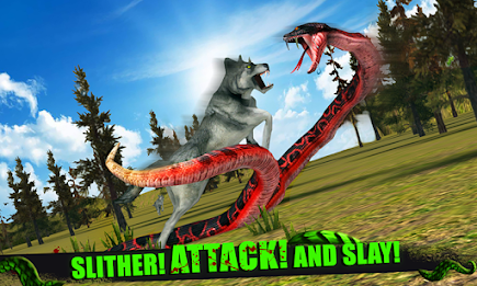 Angry Anaconda Attack 3D poster 3