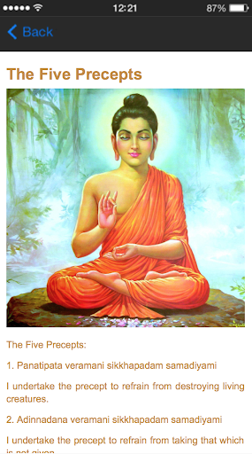 【免費生活App】Dharma + 5 precepts teachings-APP點子