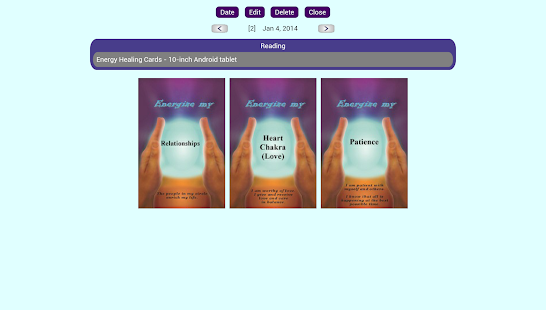 Energy Healing Cards Screenshots 4