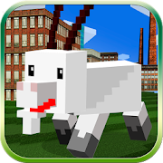 Cube City: Blockhead Goat 3D 2.8 Icon