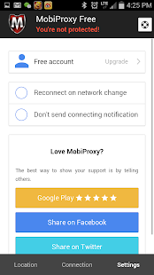 Mobiproxy - Free VPN Proxy Screenshot