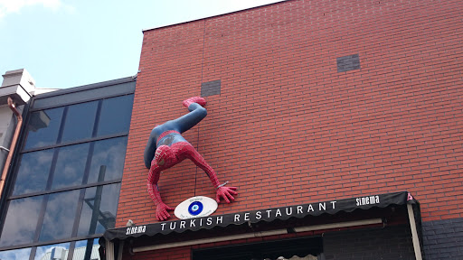 Spiderman at Cinema Restaurant