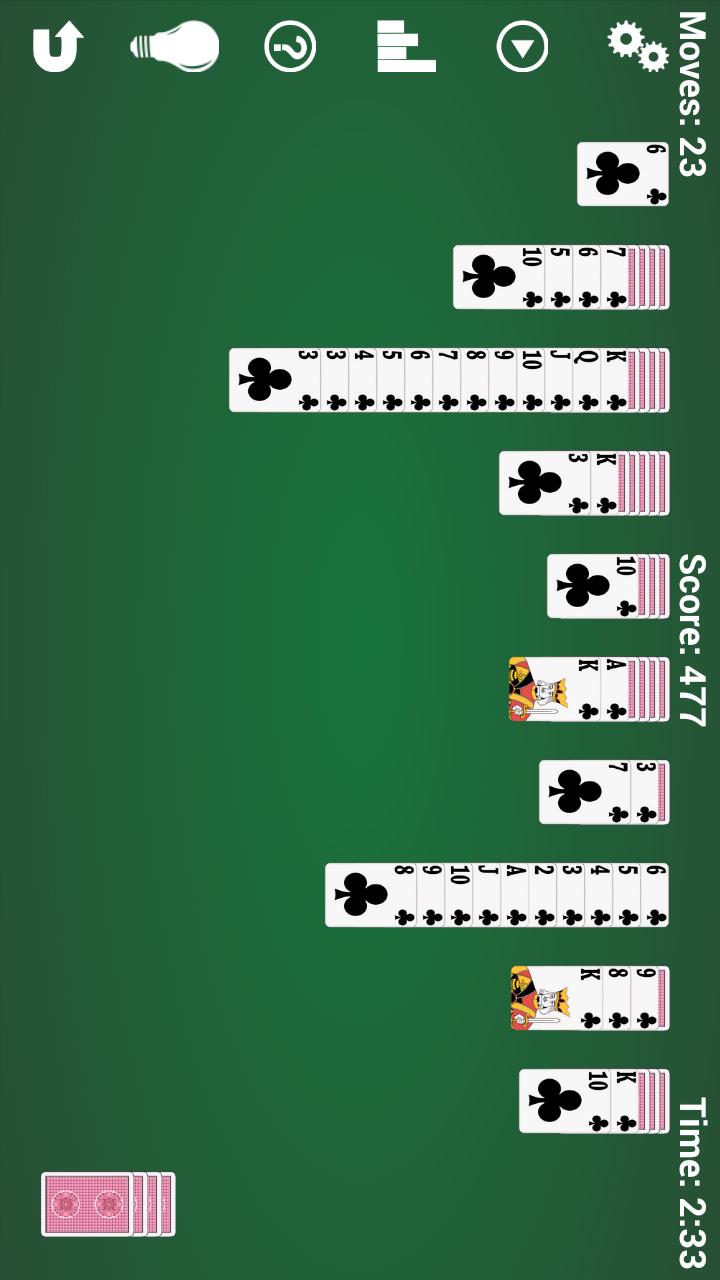 Spider Solitaire HD Screen 2