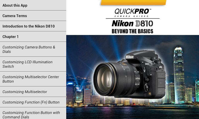 Nikon D810 Beyond by QuickPro Screen 2