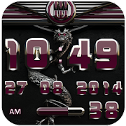 dragon digital clock bordeaux 2.70 Icon