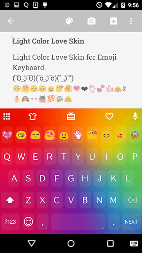 Light Color Love Keyboard