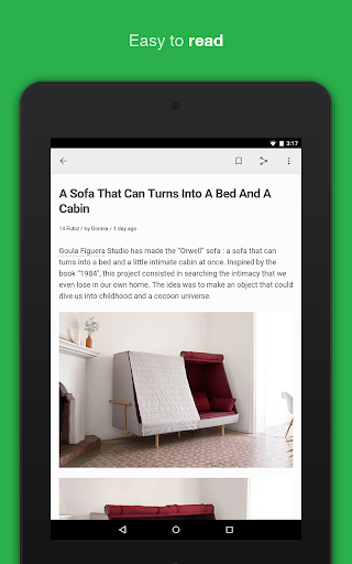 Feedly. Your news reader.