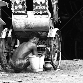A Hard working person by Suaib Akhter - People Professional People