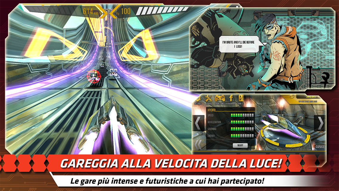  FLASHOUT 2, corse futuristiche alla Wipeout su Android !