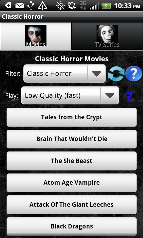 Classic Horror Screen 2