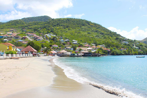 The Martinique fishing village of Les Anses d'Arlet.