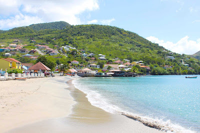 The Martinique fishing village of Les Anses d'Arlet.