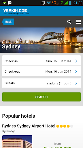 Sydney Hotels Comparison