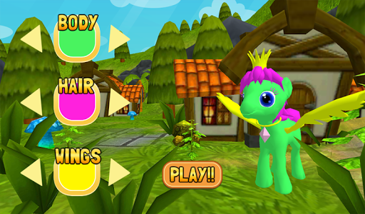 运行小马3D：小赛！有趣的儿童免费游戏为男孩和女孩