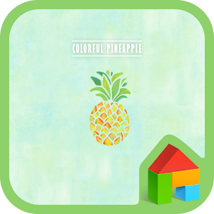 colorful pineapple 도돌런처 테마.apk 4.1