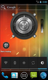 Retro clock. Analog. poster 1