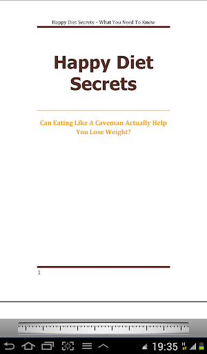 Happy Diet Secret