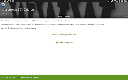 Udemy WordPress Tutorials poster 8