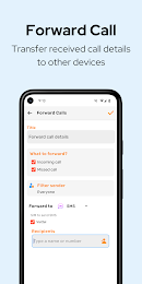 Auto Text: Transfer SMS & Call 2