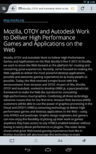 Navigateur web Firefox - screenshot thumbnail