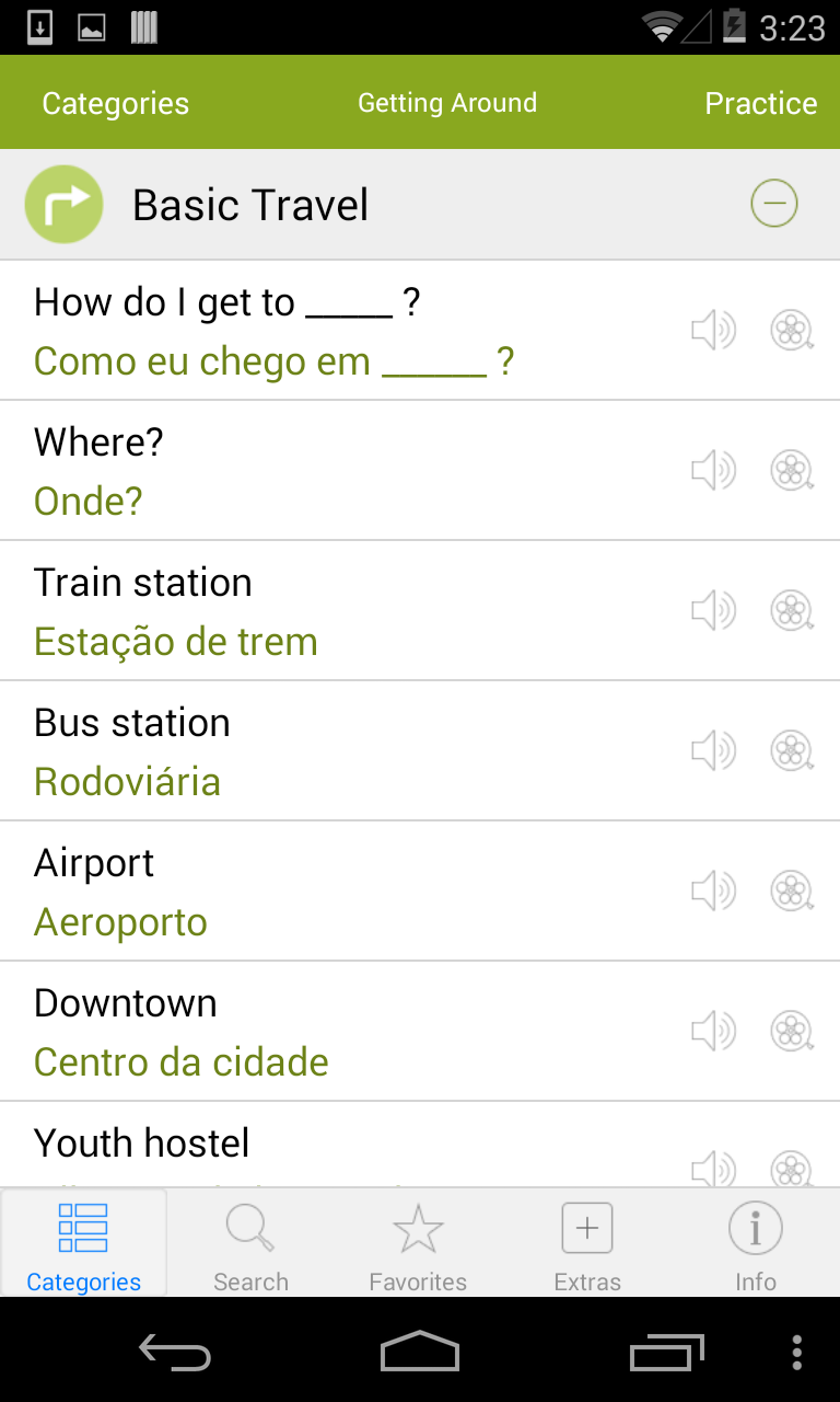 Portuguese Video Translation Screen 2